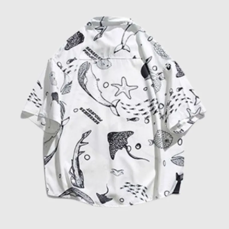 Thin Casual Printed Shirts