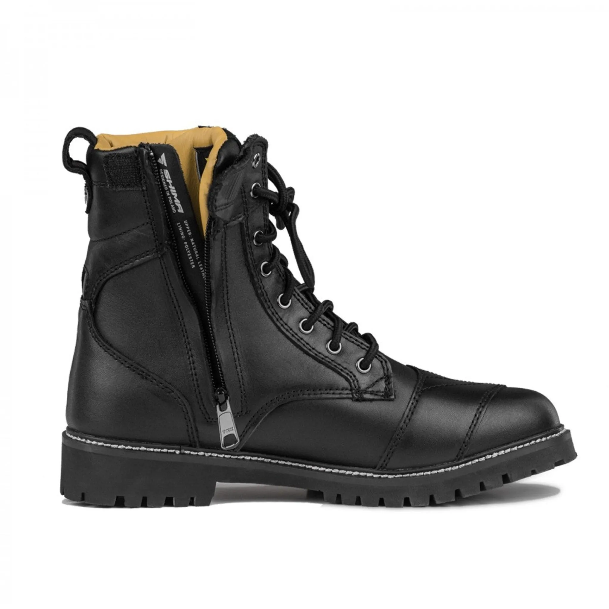 THOMSON BLACK - Women's Motorcycle Boots