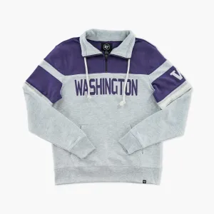 Washington Huskies Double Header 1/4 Zip Jacket