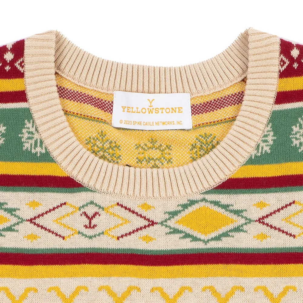 Yellowstone Dutton Ranch Holiday Knitted Sweater