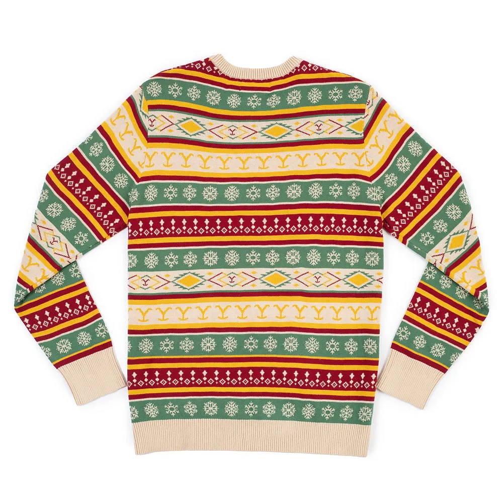 Yellowstone Dutton Ranch Holiday Knitted Sweater