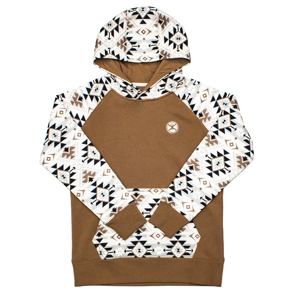 Youth "Summit" Tan w/ Aztec Hoody